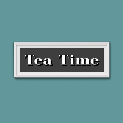 Tea Time Print - Above The Door