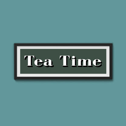 Tea Time Print - Above The Door