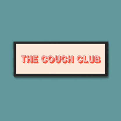 The Coach Club Framed Print (New Style) - Above The Door