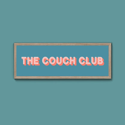 The Coach Club Framed Print (New Style) - Above The Door
