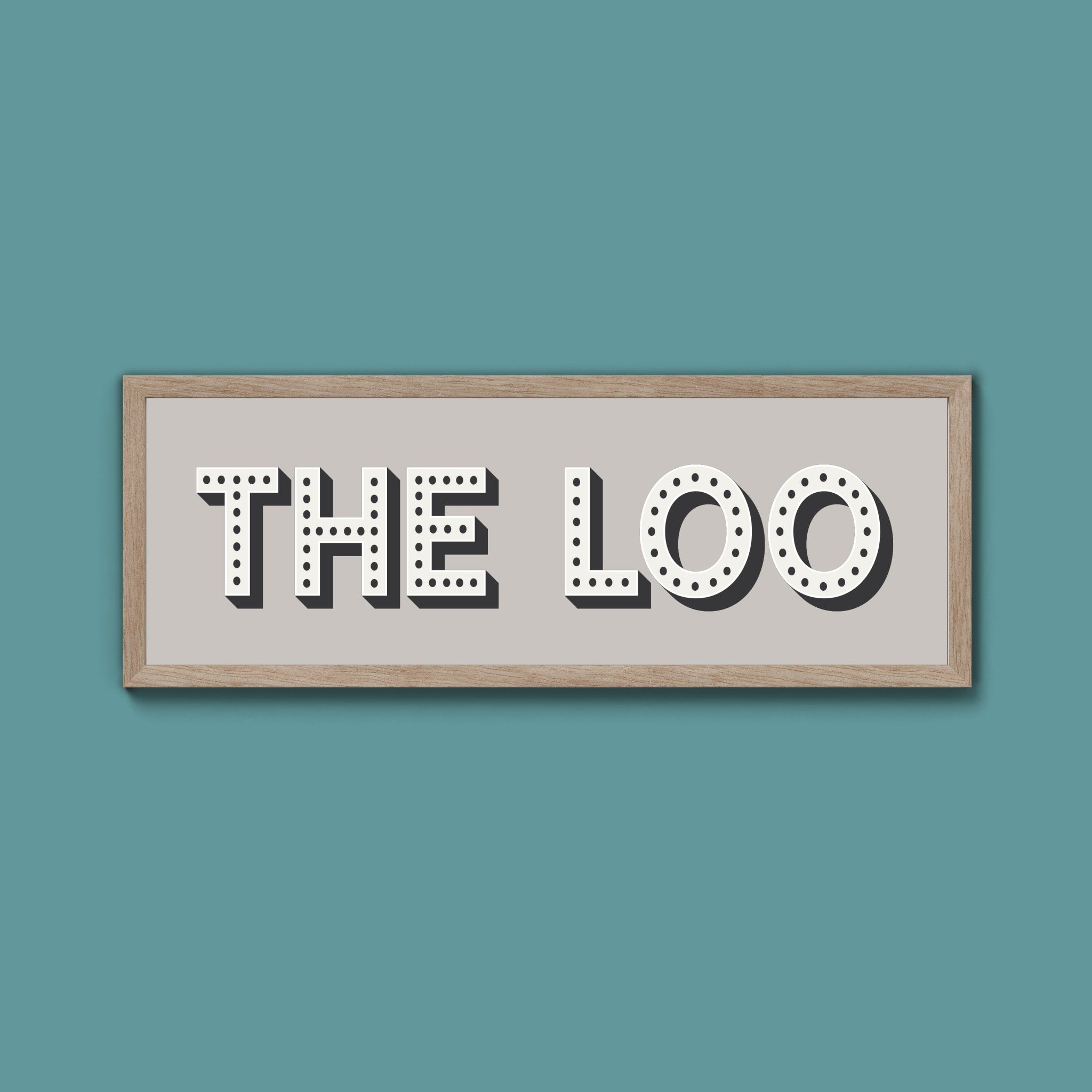 The Loo Framed Print (New Style) - Above The Door