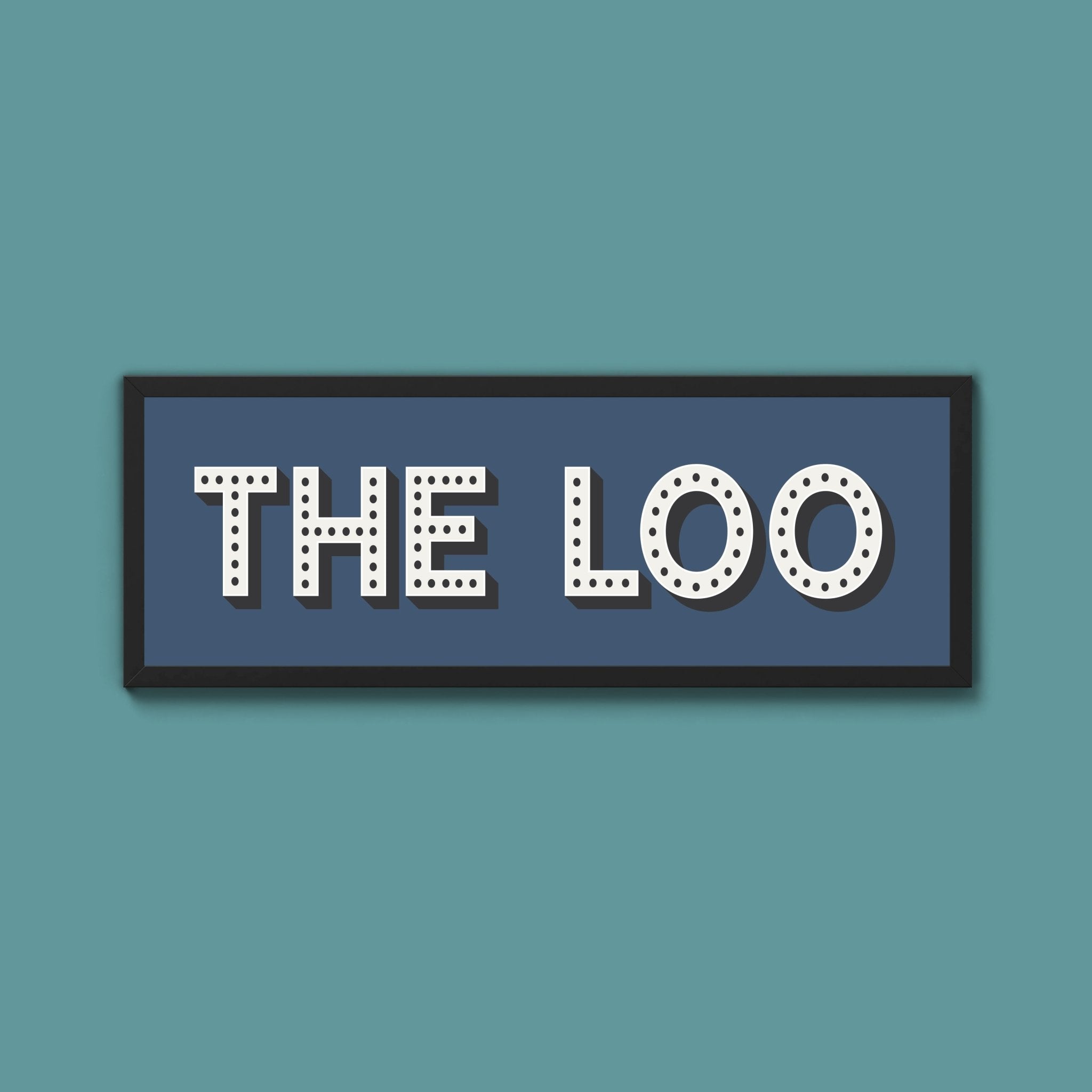 The Loo Framed Print (New Style) - Above The Door