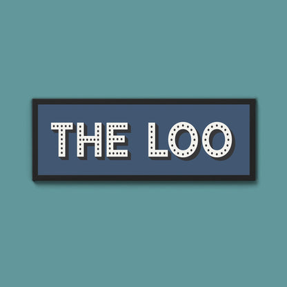 The Loo Framed Print (New Style) - Above The Door