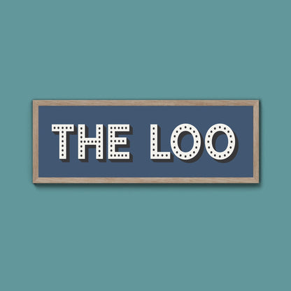 The Loo Framed Print (New Style) - Above The Door