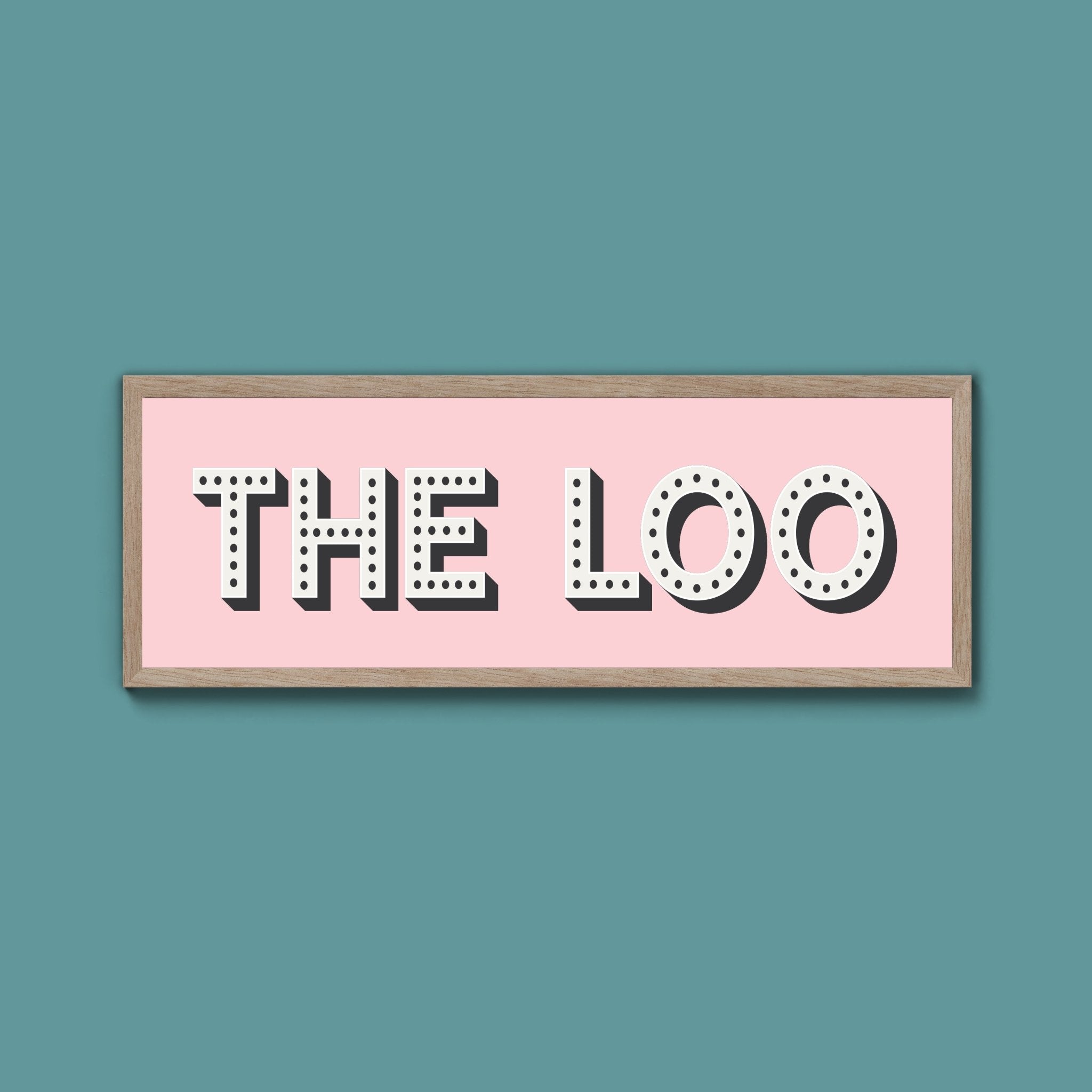 The Loo Framed Print (New Style) - Above The Door