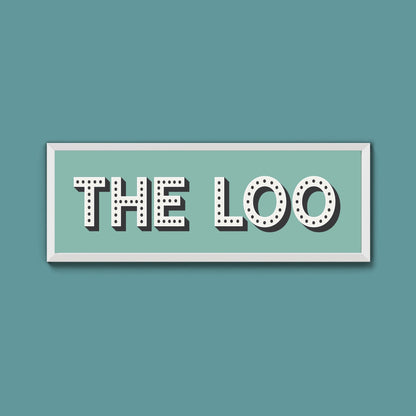 The Loo Framed Print (New Style) - Above The Door