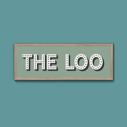 The Loo Framed Print (New Style) - Above The Door