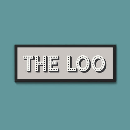 The Loo Framed Print (New Style) - Above The Door