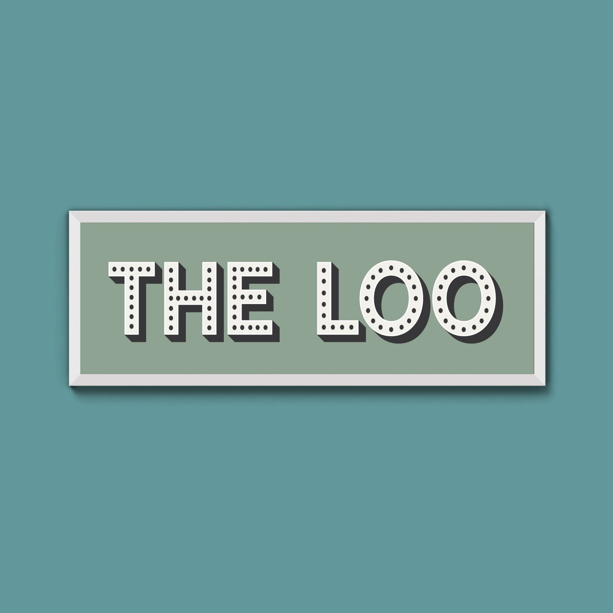 The Loo Framed Print (New Style) - Above The Door