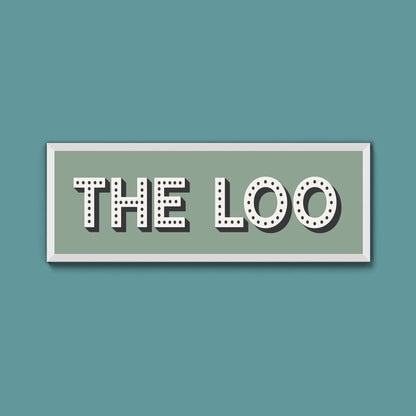 The Loo Framed Print (New Style) - Above The Door