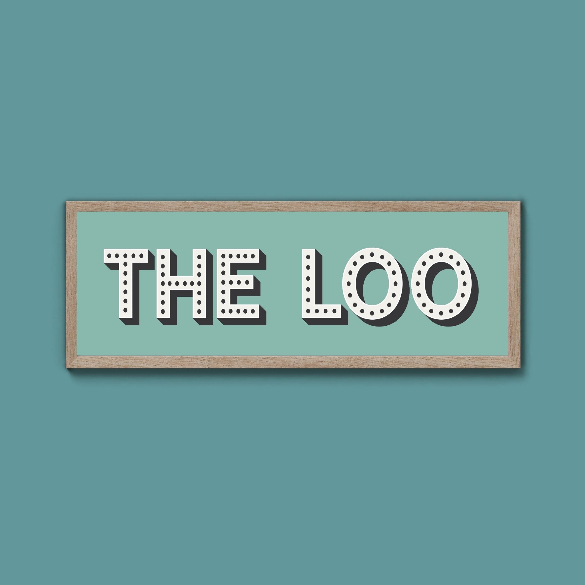 The Loo Framed Print (New Style) - Above The Door