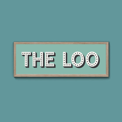 The Loo Framed Print (New Style) - Above The Door