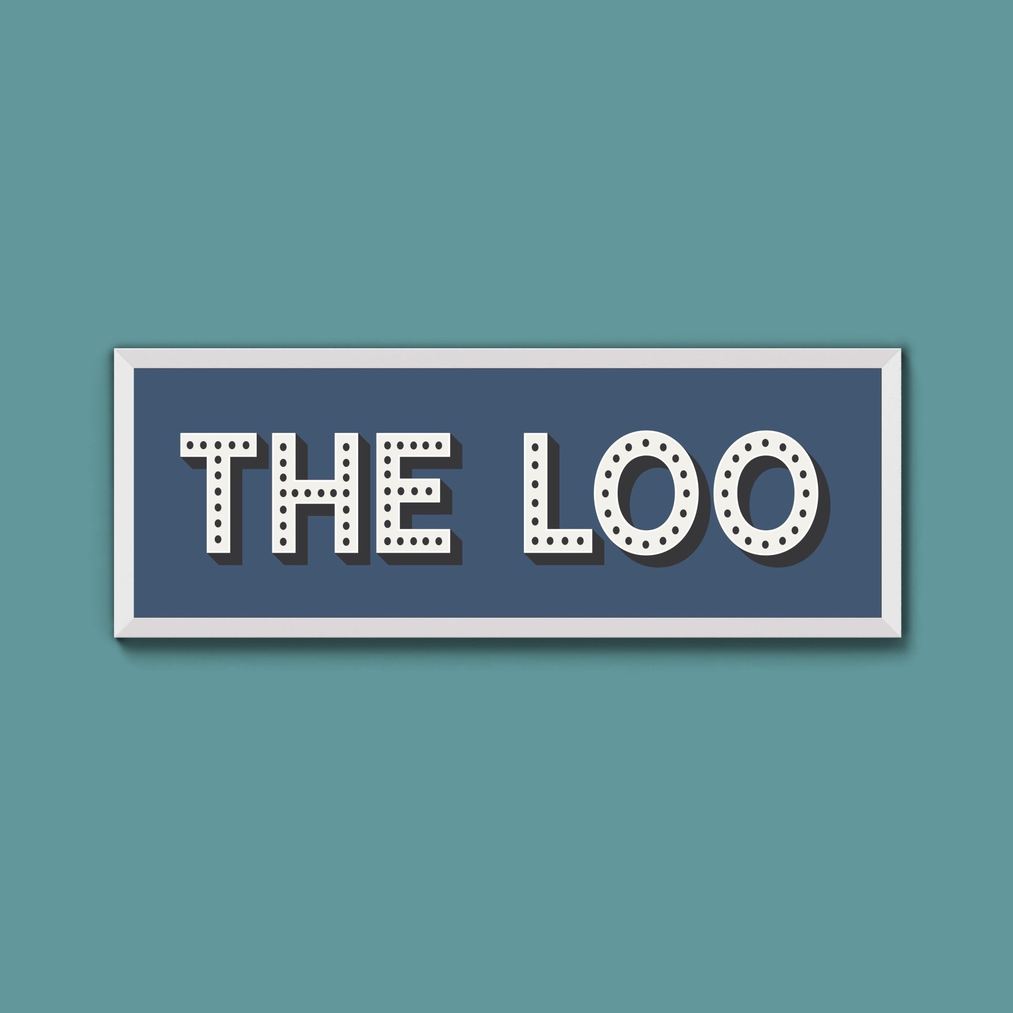 The Loo Framed Print (New Style) - Above The Door