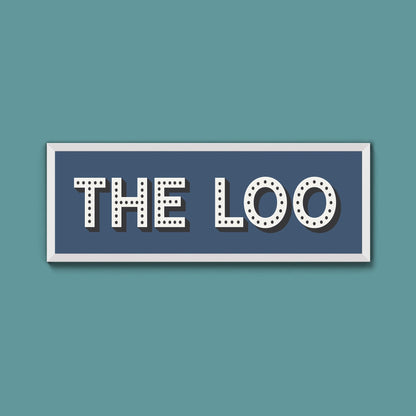 The Loo Framed Print (New Style) - Above The Door