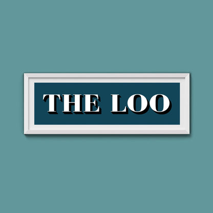 The Loo Print - Above The Door