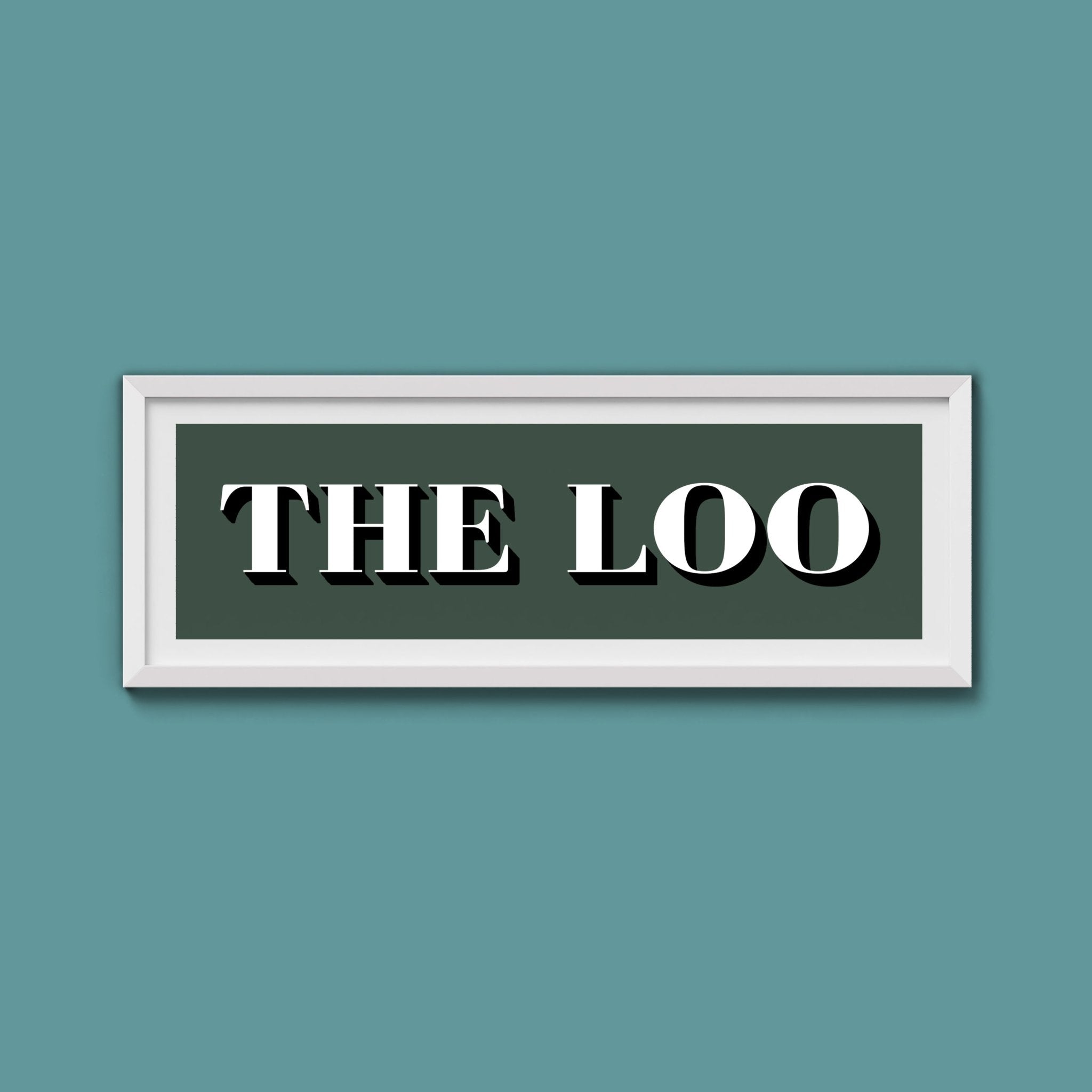 The Loo Print - Above The Door