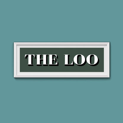 The Loo Print - Above The Door