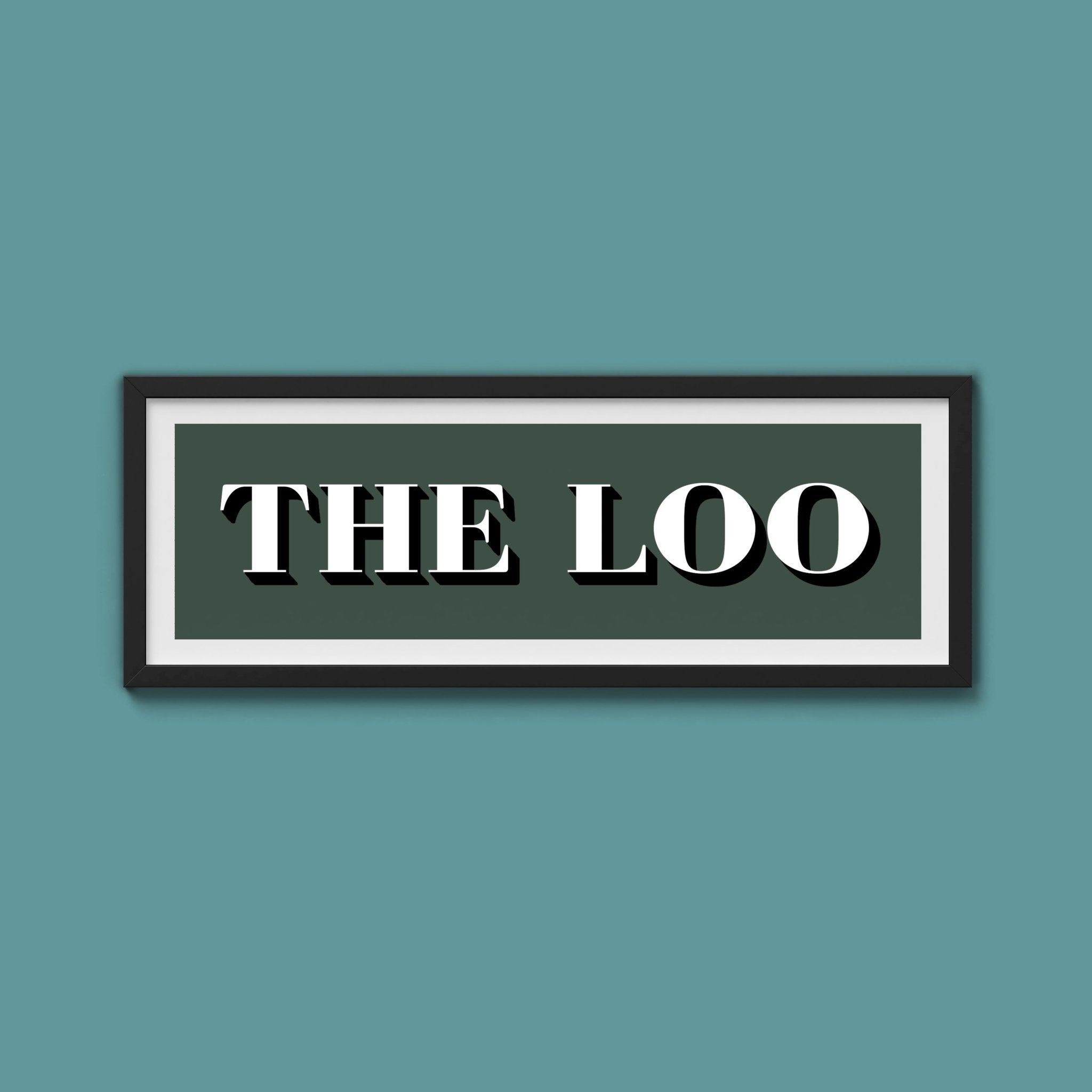 The Loo Print - Above The Door