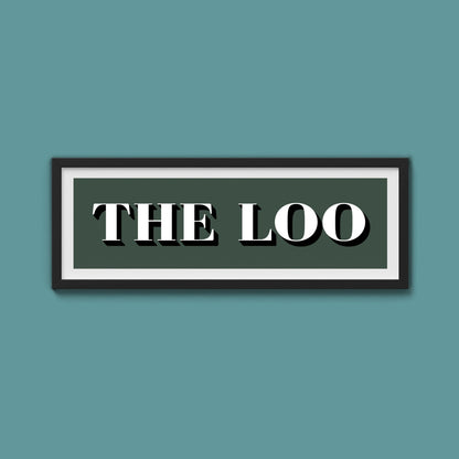 The Loo Print - Above The Door