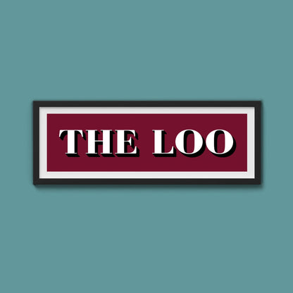The Loo Print - Above The Door