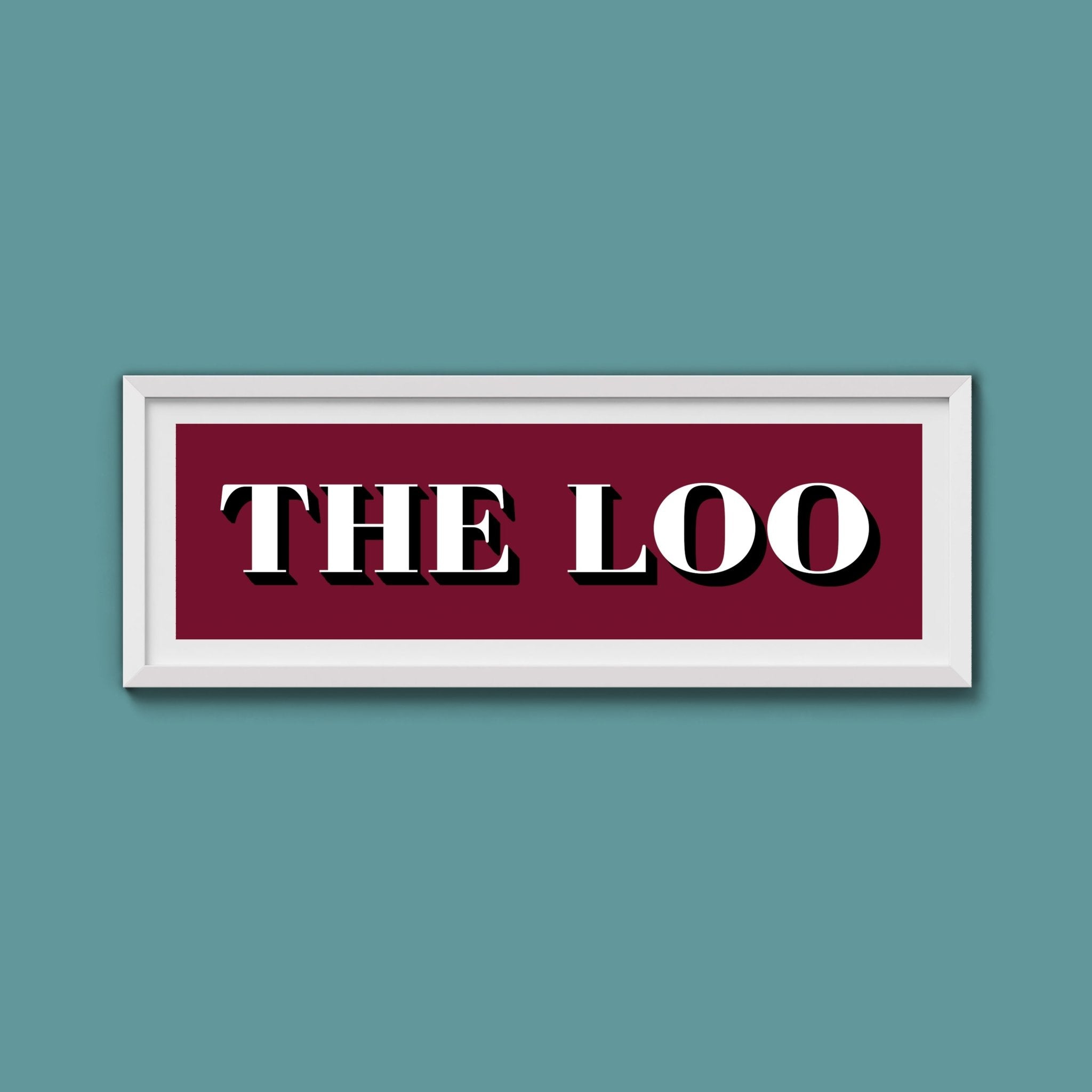 The Loo Print - Above The Door
