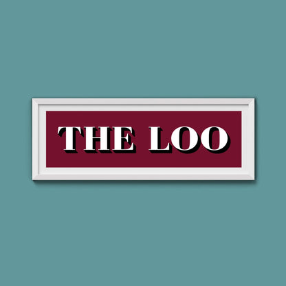 The Loo Print - Above The Door