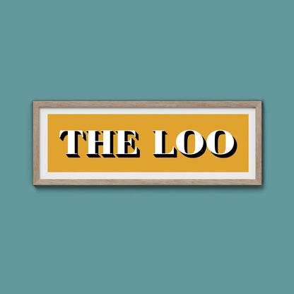 The Loo Print - Above The Door