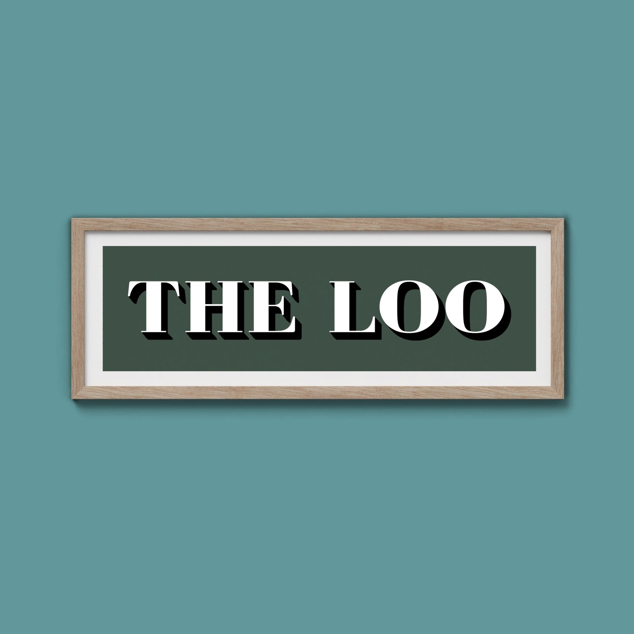 The Loo Print - Above The Door