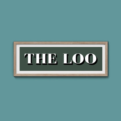 The Loo Print - Above The Door