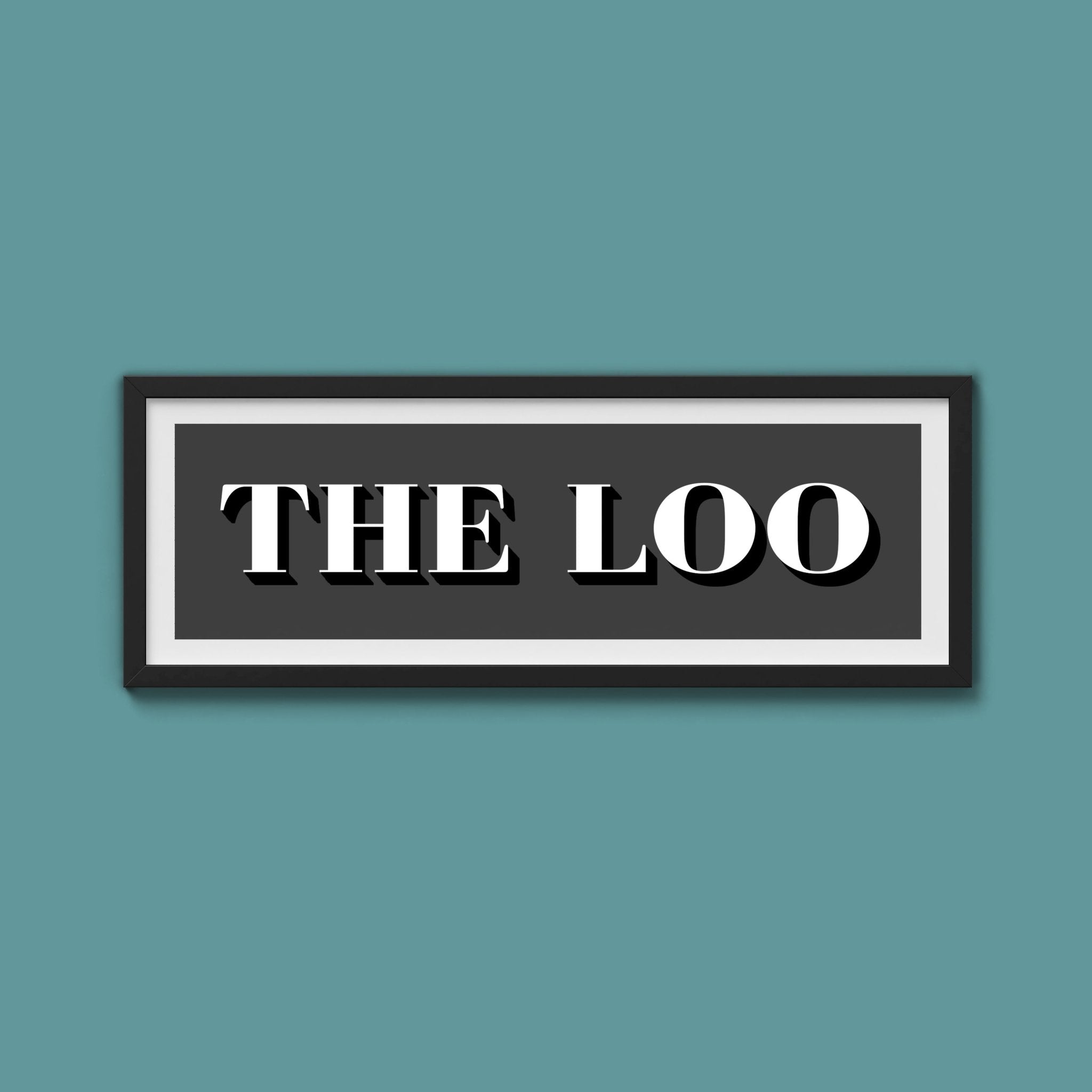 The Loo Print - Above The Door