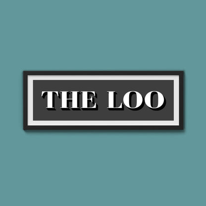 The Loo Print - Above The Door