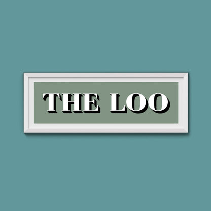 The Loo Print - Above The Door