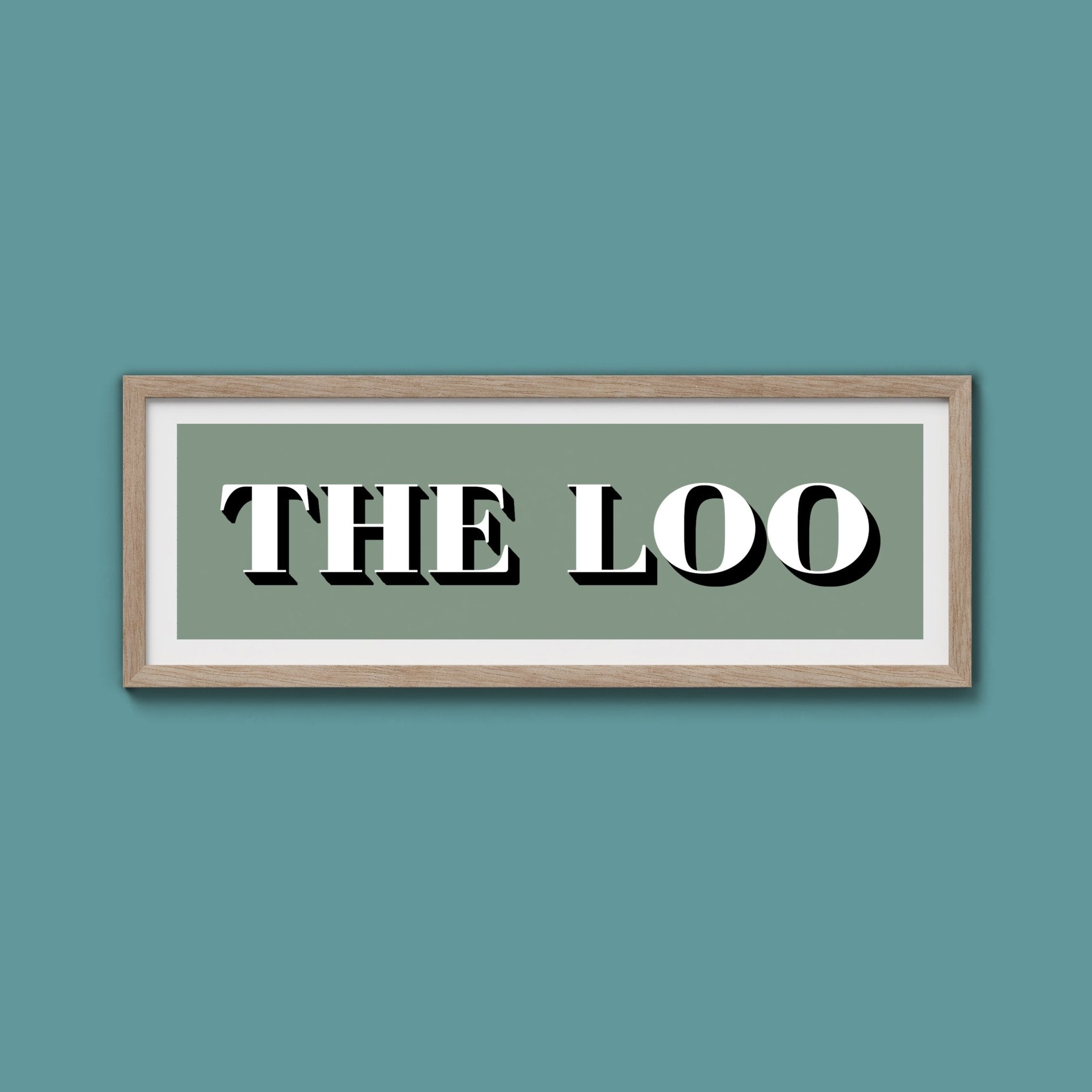 The Loo Print - Above The Door