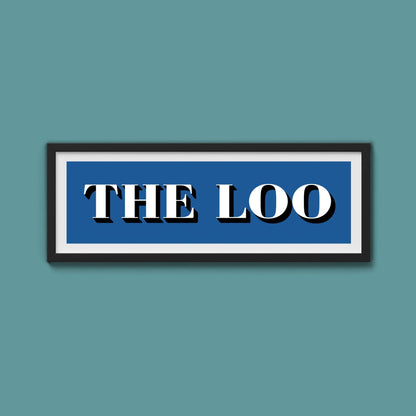 The Loo Print - Above The Door