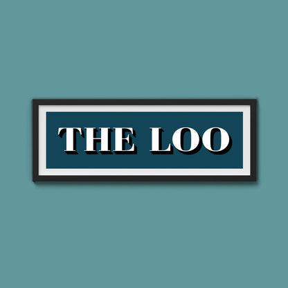 The Loo Print - Above The Door