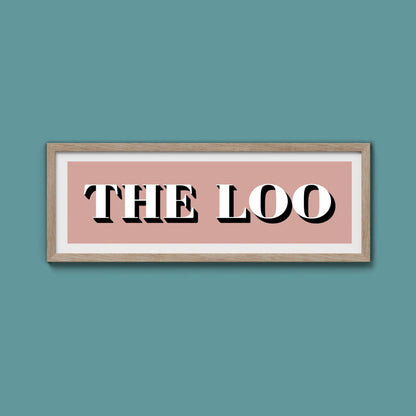 The Loo Print - Above The Door