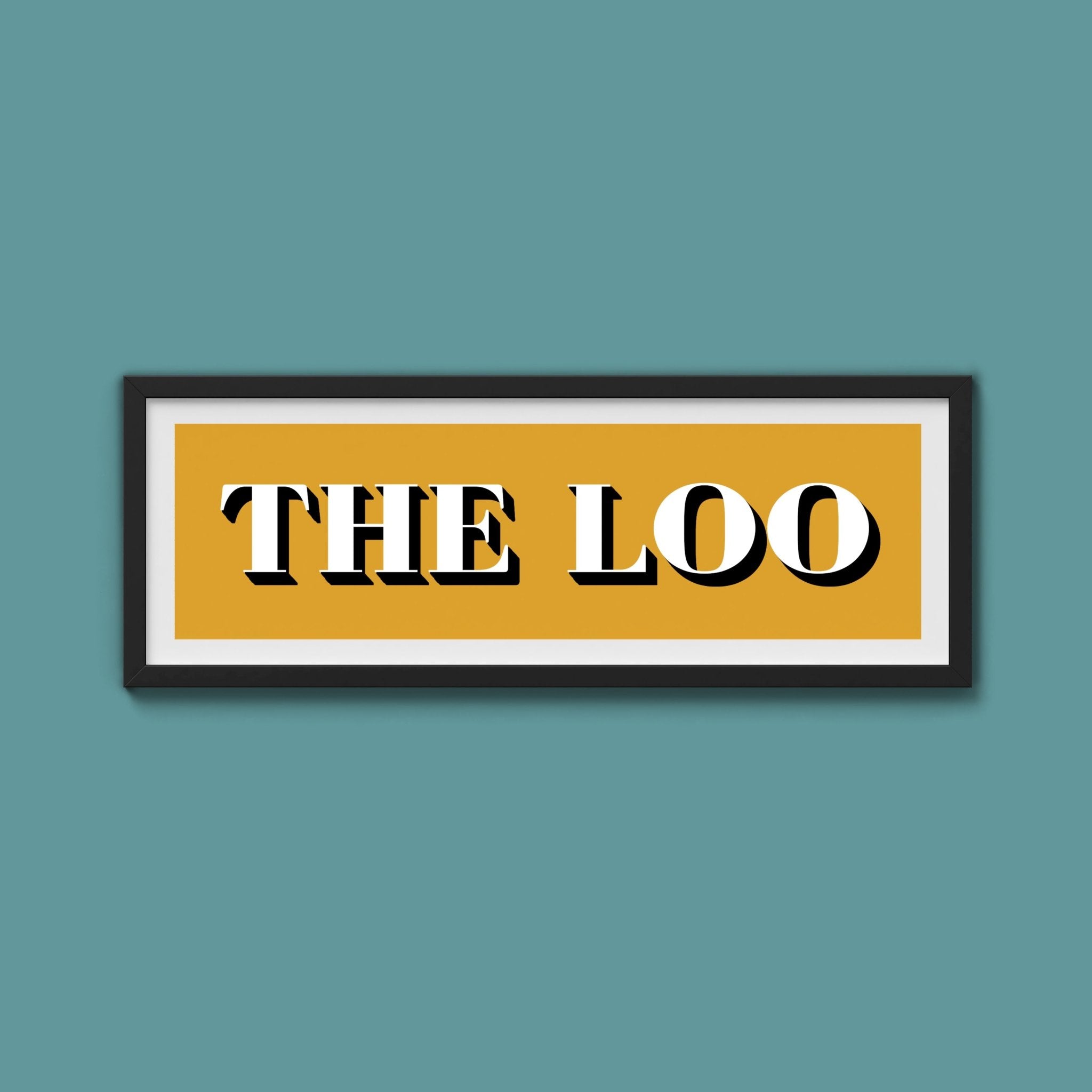 The Loo Print - Above The Door