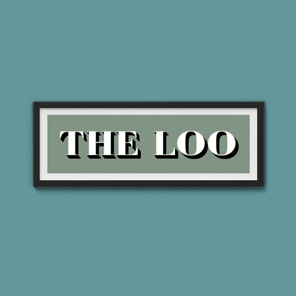 The Loo Print - Above The Door