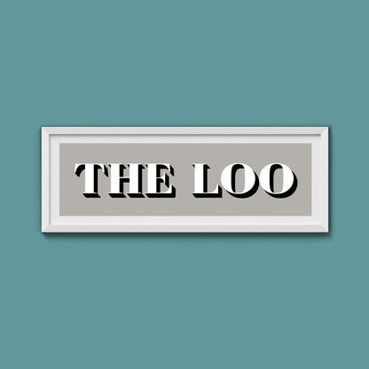 The Loo Print - Above The Door