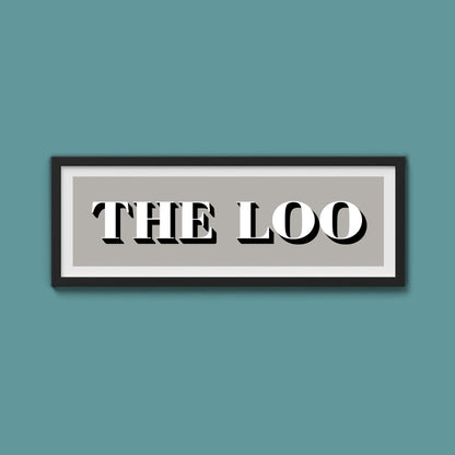 The Loo Print - Above The Door
