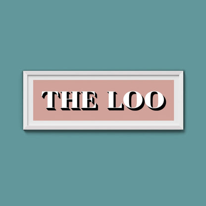 The Loo Print - Above The Door