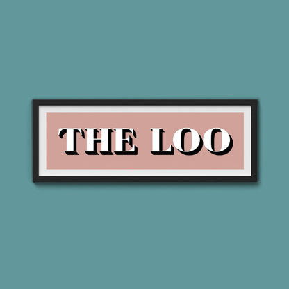The Loo Print - Above The Door