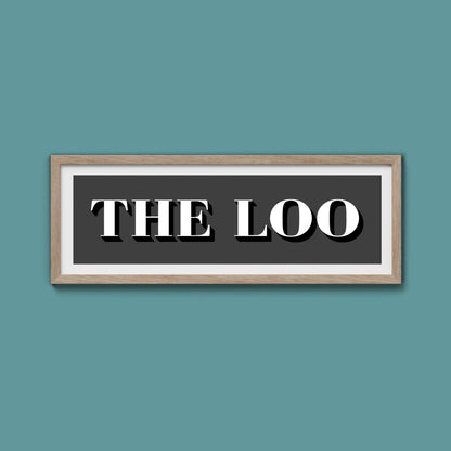 The Loo Print - Above The Door