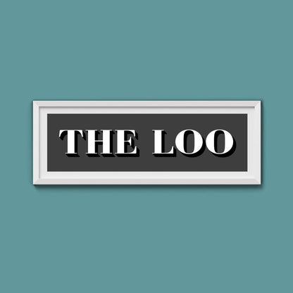 The Loo Print - Above The Door