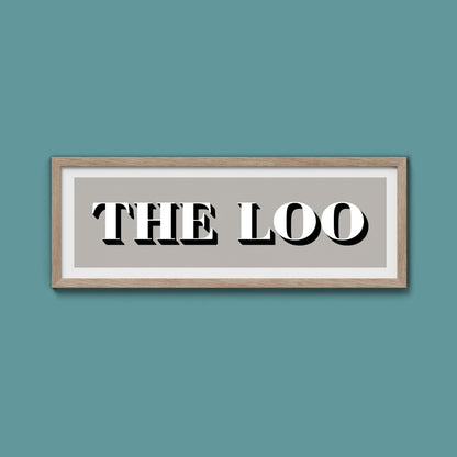 The Loo Print - Above The Door