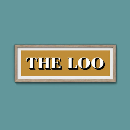 The Loo Print - Above The Door