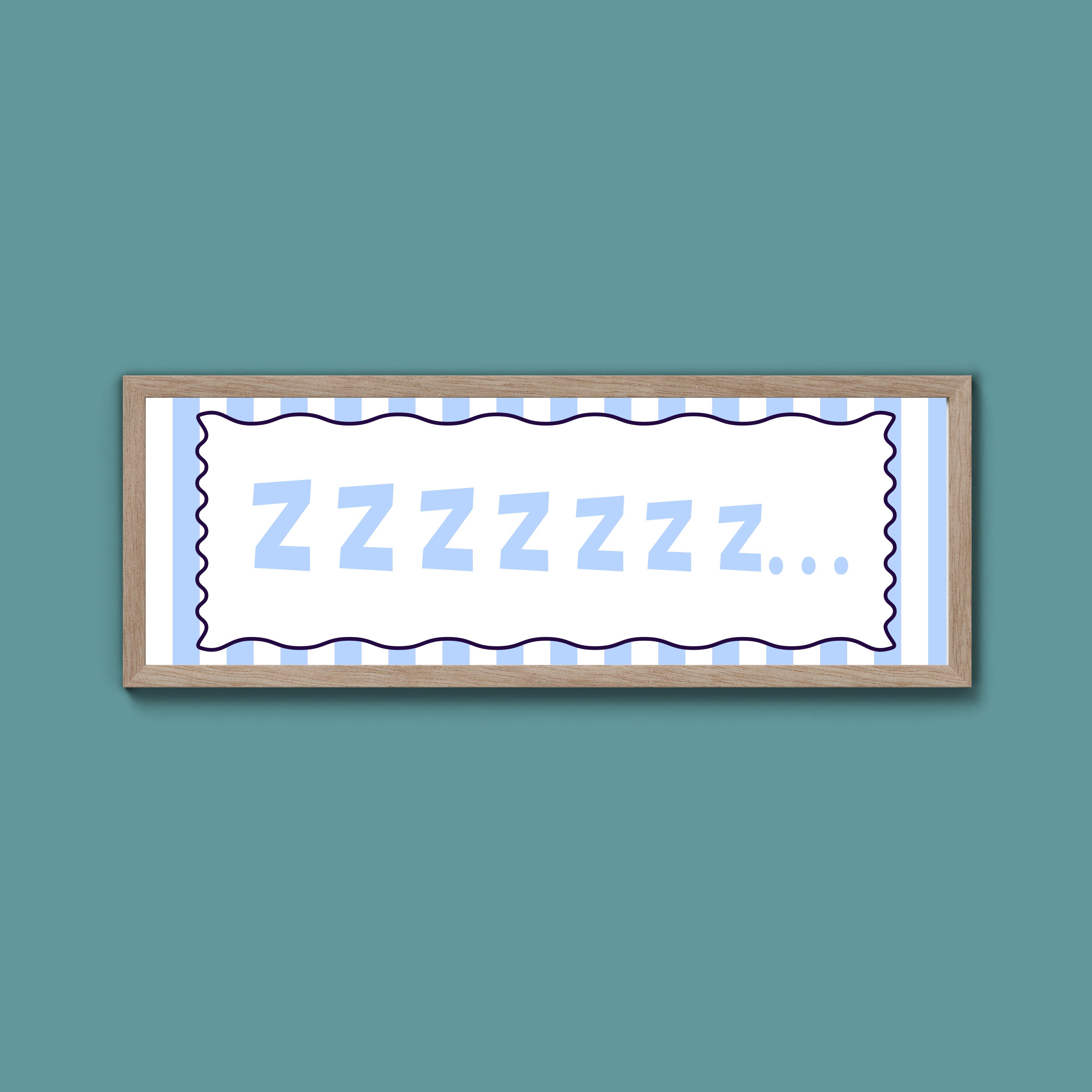 Snooze Zzzzz Framed Print