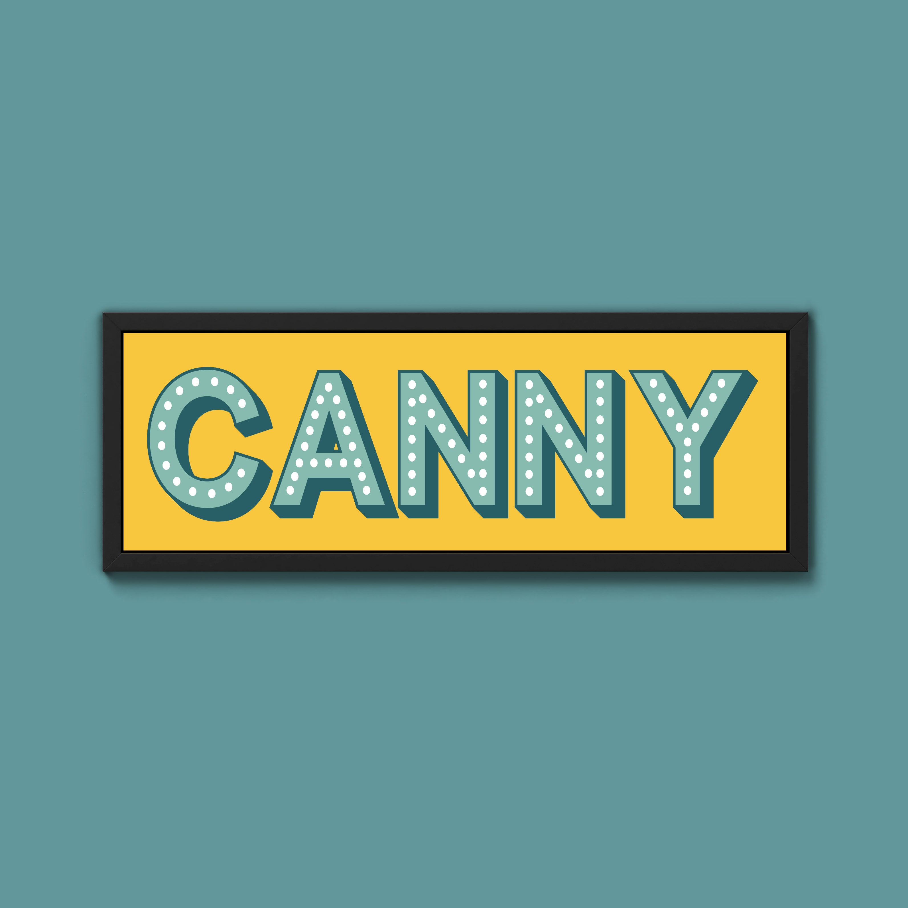 Canny Framed Print (New Style)
