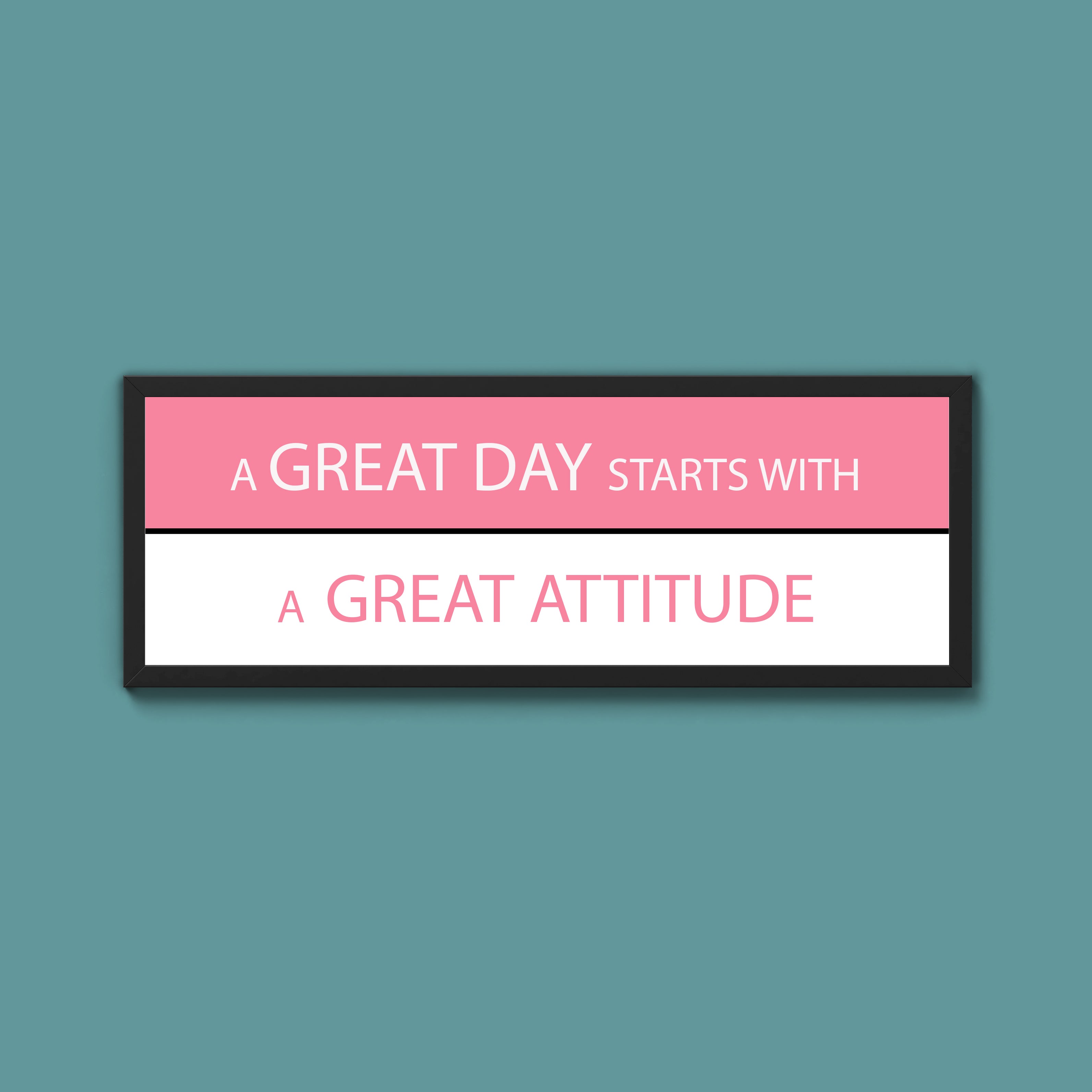 Negative And Positive Framed Print