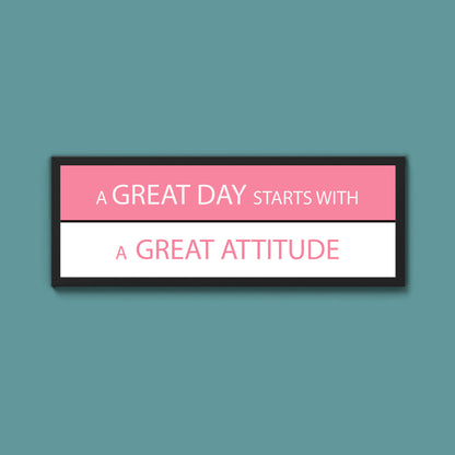 Negative And Positive Framed Print